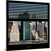 View from the Window - NYC Architecture-Philippe Hugonnard-Mounted Photographic Print