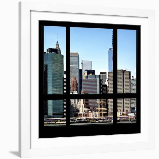 View from the Window - NYC Architecture-Philippe Hugonnard-Framed Photographic Print