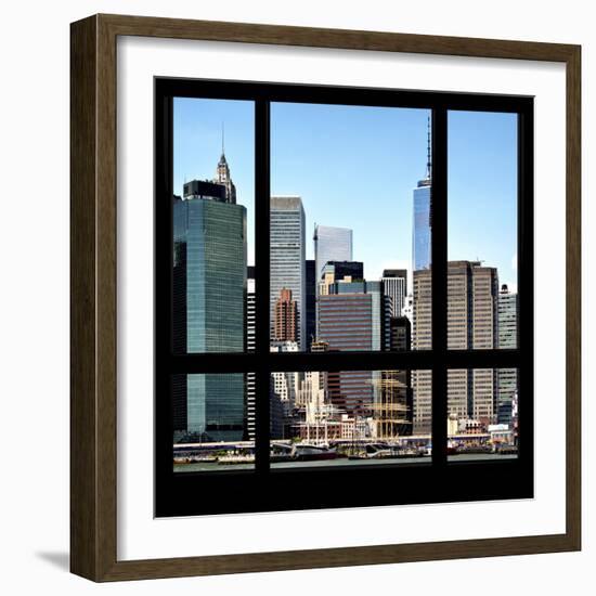 View from the Window - NYC Architecture-Philippe Hugonnard-Framed Photographic Print