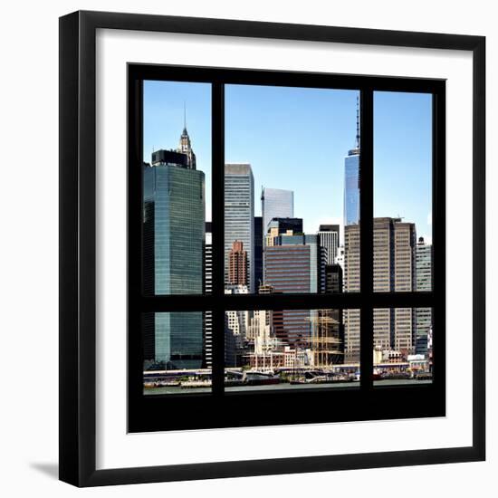 View from the Window - NYC Architecture-Philippe Hugonnard-Framed Photographic Print