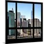 View from the Window - NYC Architecture-Philippe Hugonnard-Mounted Photographic Print