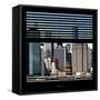 View from the Window - NYC Architecture-Philippe Hugonnard-Framed Stretched Canvas