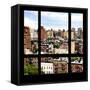 View from the Window - NYC Architecture-Philippe Hugonnard-Framed Stretched Canvas