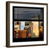 View from the Window - NYC Architecture-Philippe Hugonnard-Framed Photographic Print