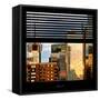 View from the Window - NYC Architecture-Philippe Hugonnard-Framed Stretched Canvas