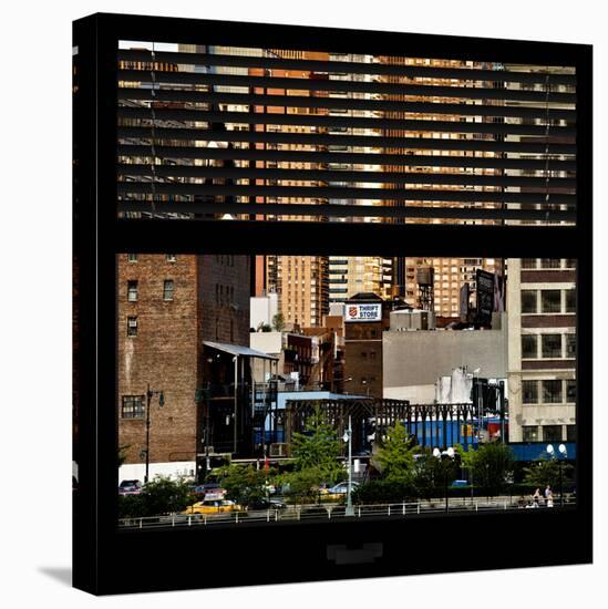 View from the Window - NYC Architecture-Philippe Hugonnard-Stretched Canvas