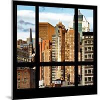 View from the Window - NYC Architecture-Philippe Hugonnard-Mounted Photographic Print