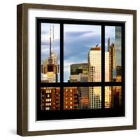 View from the Window - NYC Architecture-Philippe Hugonnard-Framed Photographic Print