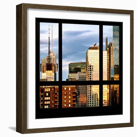 View from the Window - NYC Architecture-Philippe Hugonnard-Framed Photographic Print