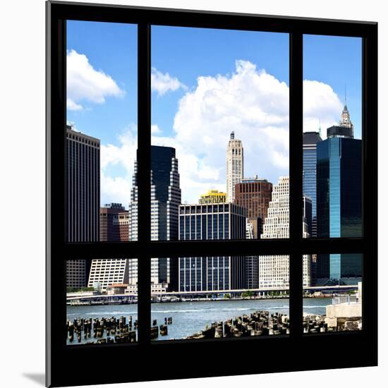 View from the Window - NYC Architecture-Philippe Hugonnard-Mounted Photographic Print