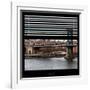 View from the Window - NYC City Bridge-Philippe Hugonnard-Framed Photographic Print