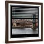 View from the Window - NYC City Bridge-Philippe Hugonnard-Framed Photographic Print