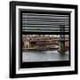 View from the Window - NYC City Bridge-Philippe Hugonnard-Framed Photographic Print