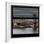 View from the Window - NYC City Bridge-Philippe Hugonnard-Framed Photographic Print