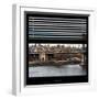 View from the Window - NYC City Bridge-Philippe Hugonnard-Framed Photographic Print