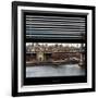 View from the Window - NYC City Bridge-Philippe Hugonnard-Framed Photographic Print