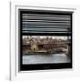 View from the Window - NYC City Bridge-Philippe Hugonnard-Framed Photographic Print