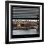 View from the Window - NYC City Bridge-Philippe Hugonnard-Framed Photographic Print