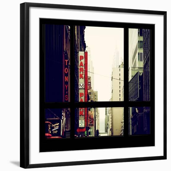 View from the Window - NYC Park-Philippe Hugonnard-Framed Photographic Print