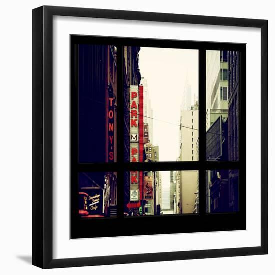 View from the Window - NYC Park-Philippe Hugonnard-Framed Photographic Print