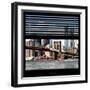 View from the Window - NYC Skyline and Brooklyn Bridge-Philippe Hugonnard-Framed Photographic Print