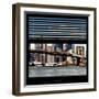 View from the Window - NYC Skyline and Brooklyn Bridge-Philippe Hugonnard-Framed Photographic Print