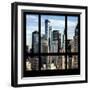 View from the Window - NYC Skyscrapers-Philippe Hugonnard-Framed Photographic Print