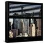 View from the Window - NYC Skyscrapers-Philippe Hugonnard-Framed Stretched Canvas