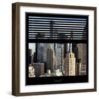 View from the Window - NYC Skyscrapers-Philippe Hugonnard-Framed Photographic Print