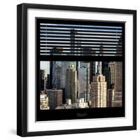 View from the Window - NYC Skyscrapers-Philippe Hugonnard-Framed Photographic Print