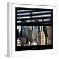 View from the Window - NYC Skyscrapers-Philippe Hugonnard-Framed Photographic Print