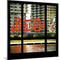 View from the Window - NYC Urban Sign-Philippe Hugonnard-Mounted Photographic Print