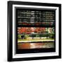 View from the Window - NYC Urban Sign-Philippe Hugonnard-Framed Photographic Print