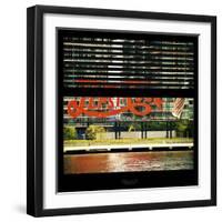 View from the Window - NYC Urban Sign-Philippe Hugonnard-Framed Photographic Print