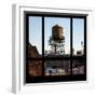 View from the Window - NYC Water Tank-Philippe Hugonnard-Framed Photographic Print