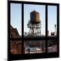 View from the Window - NYC Water Tank-Philippe Hugonnard-Mounted Photographic Print