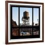 View from the Window - NYC Water Tank-Philippe Hugonnard-Framed Photographic Print