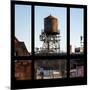 View from the Window - NYC Water Tank-Philippe Hugonnard-Mounted Photographic Print