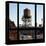 View from the Window - NYC Water Tank-Philippe Hugonnard-Stretched Canvas