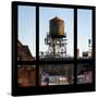 View from the Window - NYC Water Tank-Philippe Hugonnard-Stretched Canvas