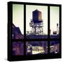 View from the Window - NYC Water Tank-Philippe Hugonnard-Stretched Canvas