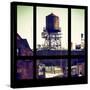 View from the Window - NYC Water Tank-Philippe Hugonnard-Stretched Canvas