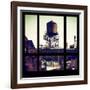 View from the Window - NYC Water Tank-Philippe Hugonnard-Framed Photographic Print