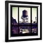 View from the Window - NYC Water Tank-Philippe Hugonnard-Framed Photographic Print