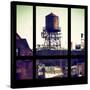 View from the Window - NYC Water Tank-Philippe Hugonnard-Stretched Canvas