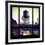 View from the Window - NYC Water Tank-Philippe Hugonnard-Framed Photographic Print