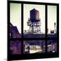 View from the Window - NYC Water Tank-Philippe Hugonnard-Mounted Photographic Print