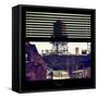 View from the Window - NYC Water Tank-Philippe Hugonnard-Framed Stretched Canvas