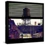 View from the Window - NYC Water Tank-Philippe Hugonnard-Stretched Canvas