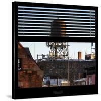 View from the Window - NYC Water Tank-Philippe Hugonnard-Stretched Canvas